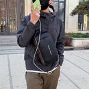 Mochila de Ombro Anti-Furto com Senha USB Slim Bag